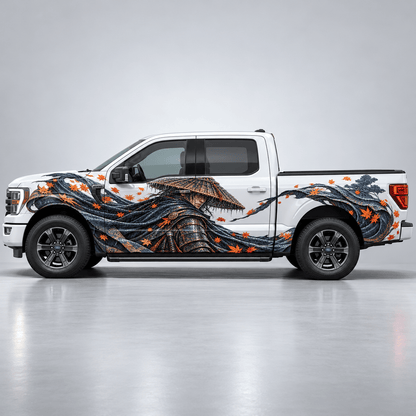 Amberwake Sentinel | Japanese Warrior Automotive Decal | Instawraps