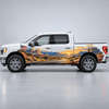 Sunward Republic | American Flag Desert Highway Automotive Decal