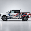 Craterstride | Astronaut and American Flag Automotive Decal