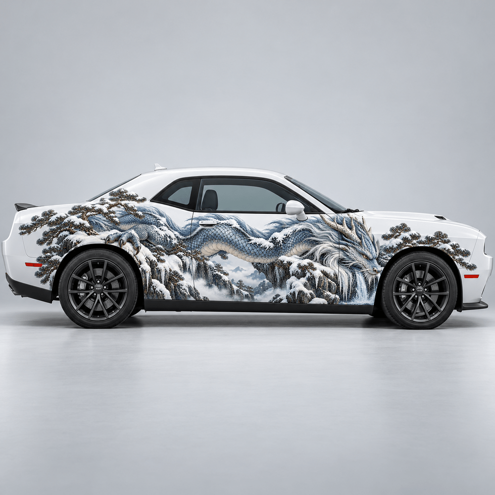 Frostbridge Warden | Japanese Dragon Automotive Decal | Instawraps