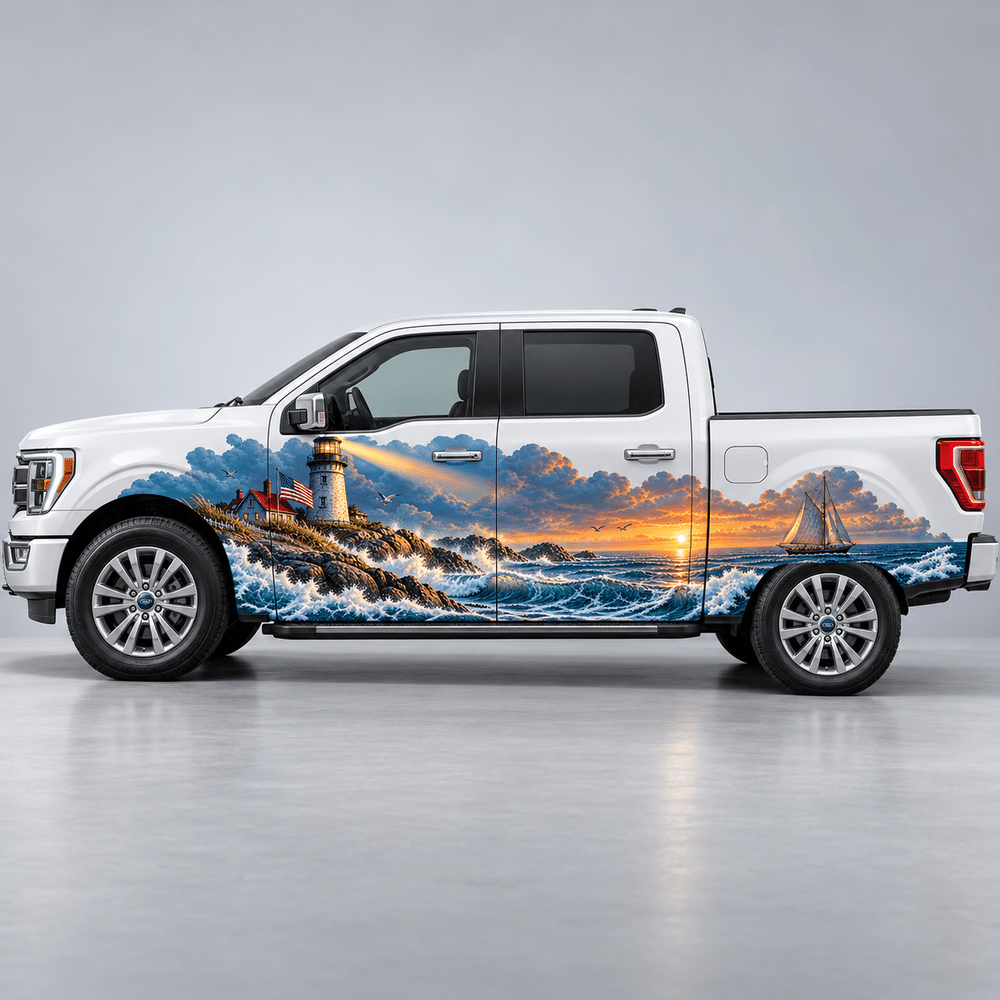 Beaconward Passage | Coastal Lighthouse Automotive Decal | Instawraps