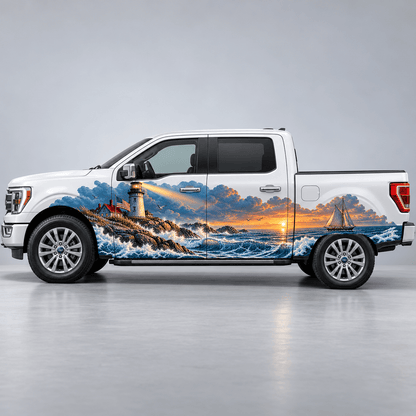 Beaconward Passage | Coastal Lighthouse Automotive Decal | Instawraps
