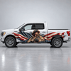 Through the Smoke | Firefighter and American Flag Automotive Decal
