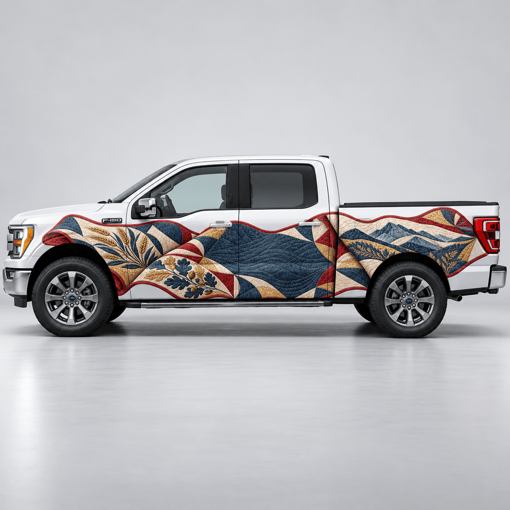 Heartland Fold | American Heritage Quilt Automotive Decal | Instawraps