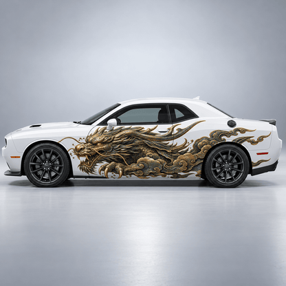Bronze Cloudrend | Japanese Dragon Automotive Decal | Instawraps