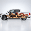 Dustborne Anthem | Bison Herd and American Flag Automotive Decal