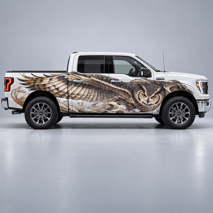 Duskwing Reverie | Japanese Owl Automotive Decal | Instawraps