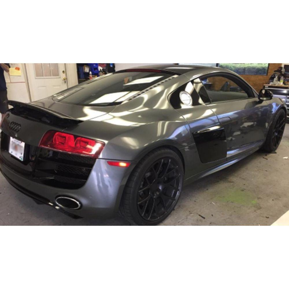 AVERY DENNISON SW900 SUPREME GLOSS GRAY METALLIC VINYL WRAP | SW900-807-M