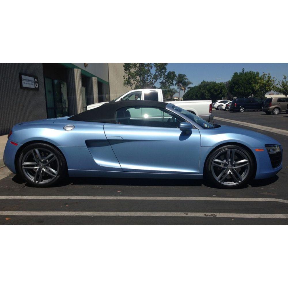 AVERY DENNISON SW900 SUPREME MATTE POWDER BLUE METALLIC VINYL WRAP | SW900-614-M