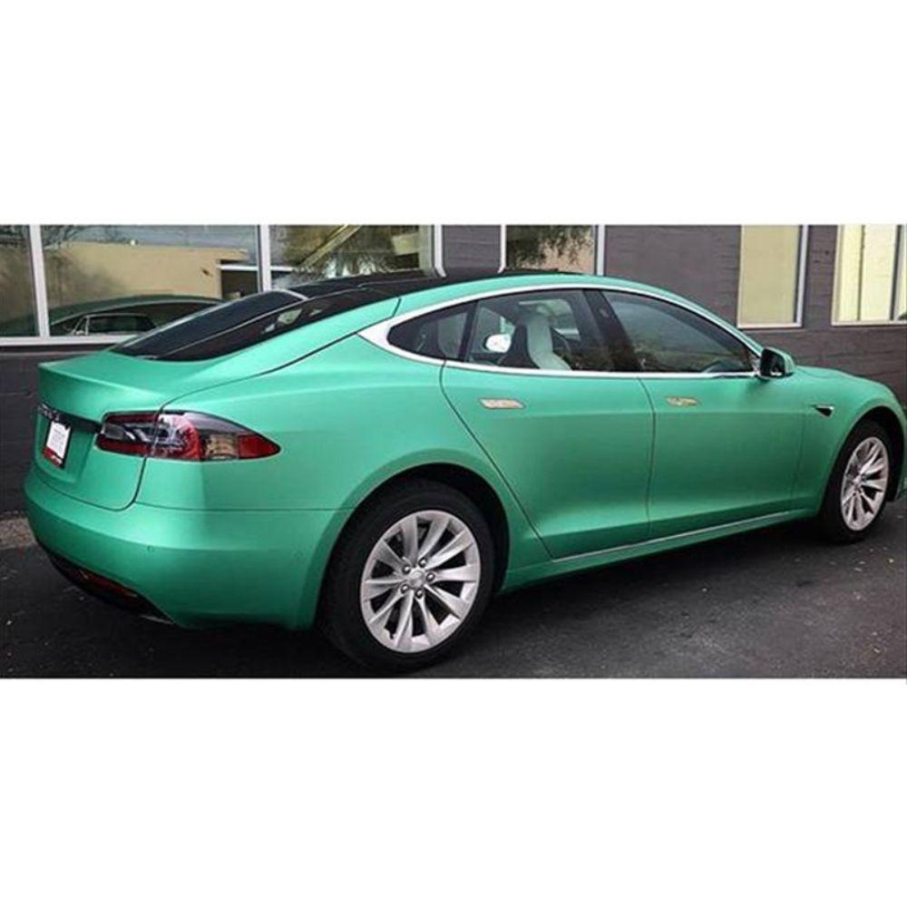 AVERY DENNISON SW900 SUPREME MATTE EMERALD METALLIC VINYL WRAP | SW900-771-M