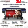 UPLOAD YOUR OWN DESIGN - 3M PRINT FILM / IJ180-MC120 / CARBON FINISH