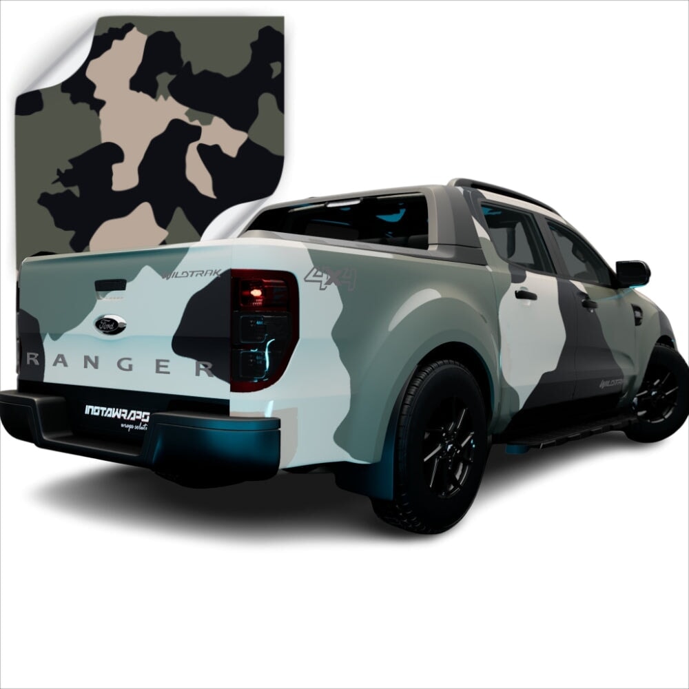 AVERY DENNISON VINYL PRINTED JUMBO CAMO PATTERNS CW SERIES WRAPPING FILM | CW1524J
