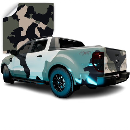 3M VINYL PRINTED JUMBO CAMO PATTERNS CW SERIES WRAPPING FILM | CW1524J
