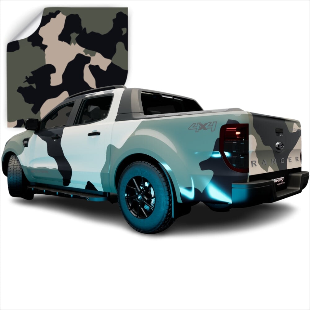 AVERY DENNISON VINYL PRINTED JUMBO CAMO PATTERNS CW SERIES WRAPPING FILM | CW1524J