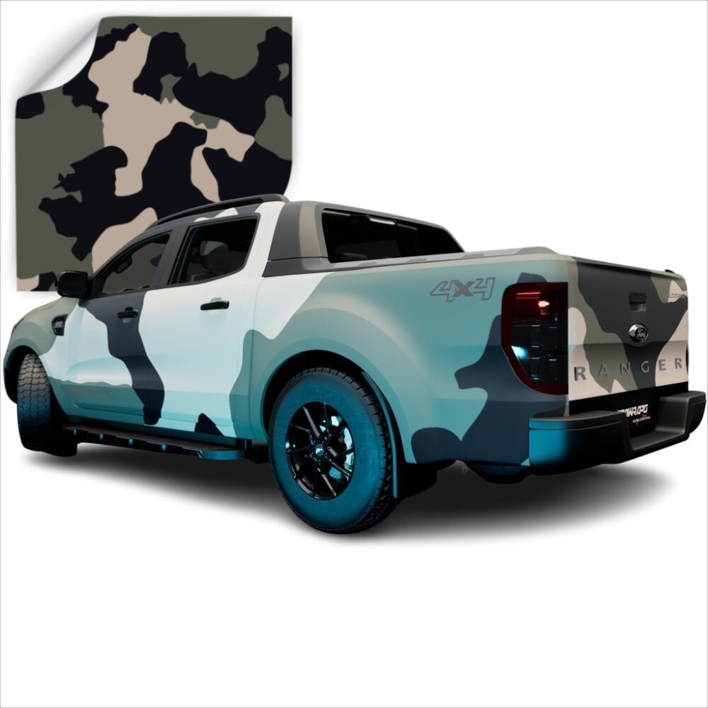 AVERY DENNISON VINYL PRINTED JUMBO CAMO PATTERNS CW SERIES WRAPPING FILM | CW1524J