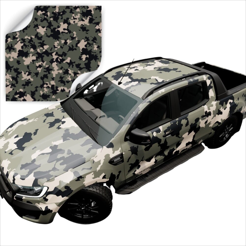 AVERY DENNISON VINYL PRINTED MINI CAMO PATTERNS CW SERIES WRAPPING FILM | CW1524M