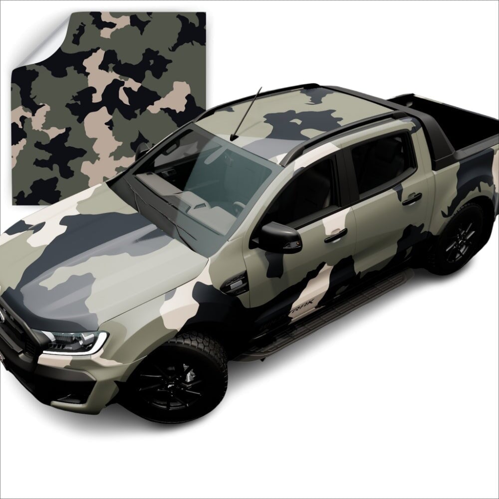 AVERY DENNISON VINYL PRINTED STANDARD CAMO PATTERNS CW SERIES WRAPPING FILM | CW1524S