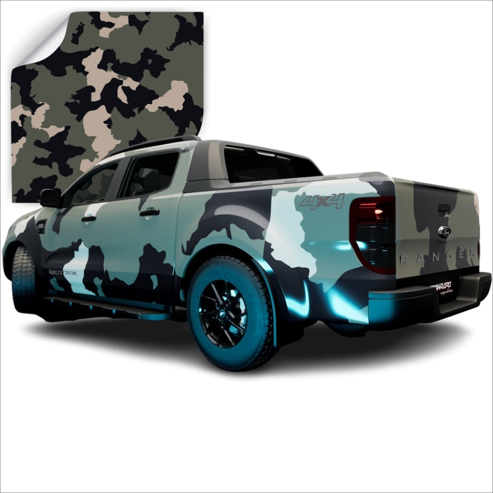 AVERY DENNISON VINYL PRINTED STANDARD CAMO PATTERNS CW SERIES WRAPPING FILM | CW1524S