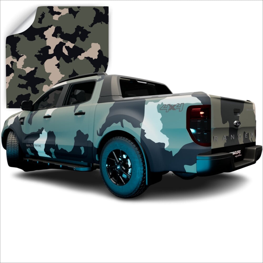 AVERY DENNISON VINYL PRINTED STANDARD CAMO PATTERNS CW SERIES WRAPPING FILM | CW1524S