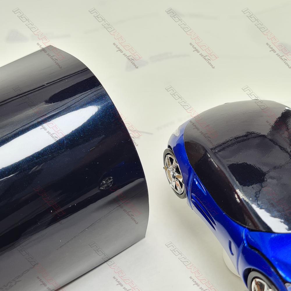 AVERY DENNISON SW900 SUPREME GLOSS METALLIC MYSTERY BLACK VINYL WRAP | SW900-184-M