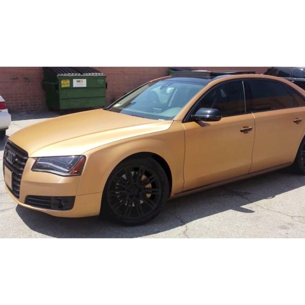 AVERY DENNISON SW900 SUPREME BRUSHED BRONZE METALLIC VINYL WRAP | SW900-933-X