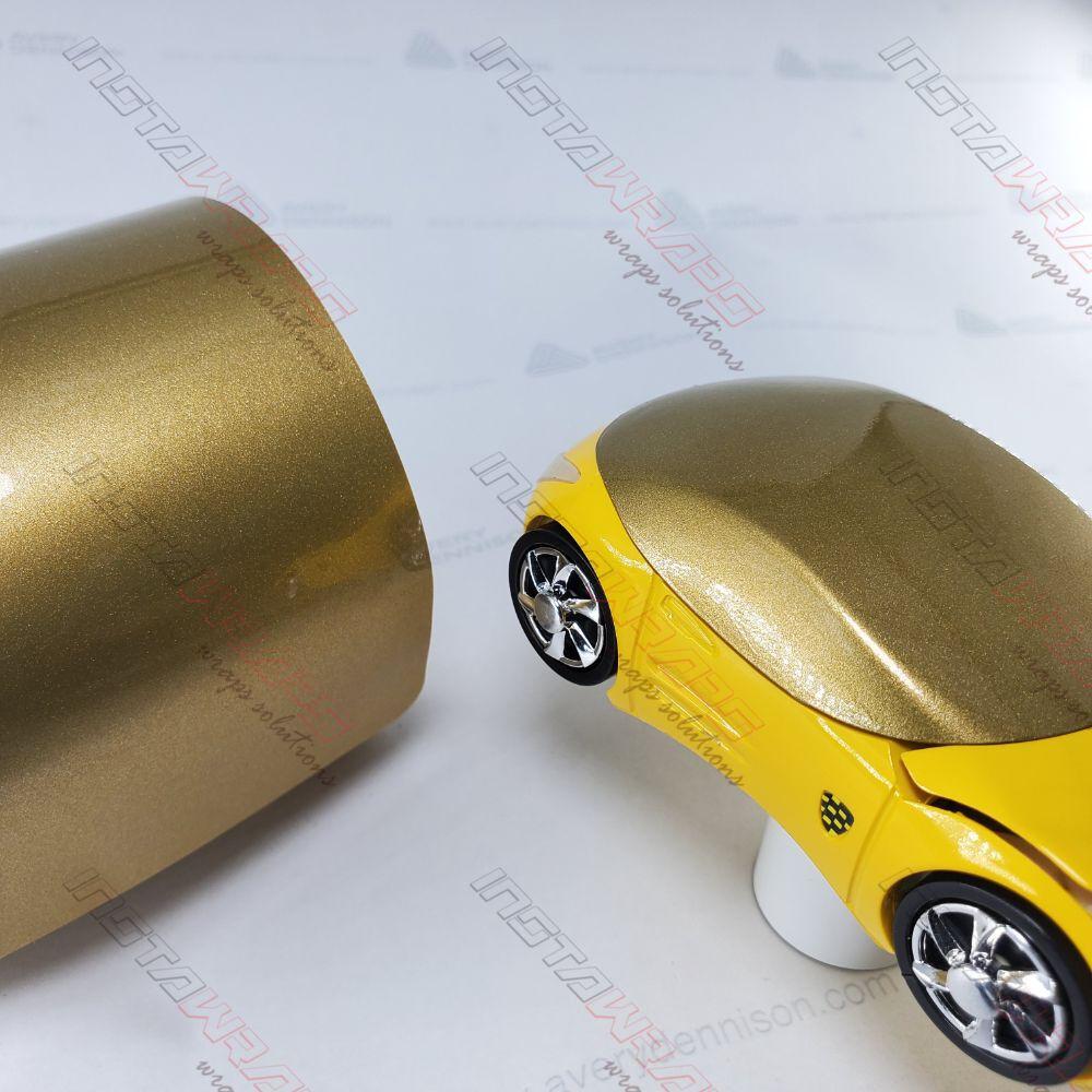 AVERY DENNISON SW900 SUPREME GLOSS GOLD METALLIC VINYL WRAP | SW900-215-M