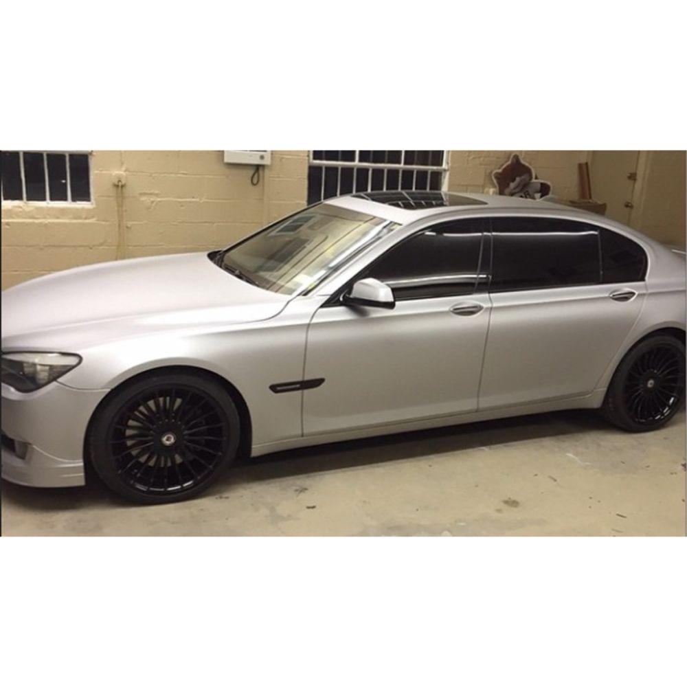AVERY DENNISON SW900 SUPREME MATTE SILVER METALLIC VINYL WRAP | SW900-857-M