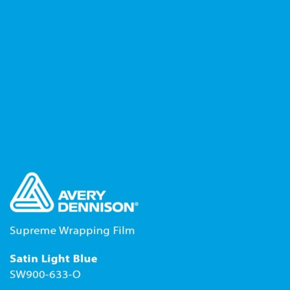 AVERY DENNISON SW900 SUPREME SATIN LIGHT BLUE VINYL WRAP | SW900-633-O
