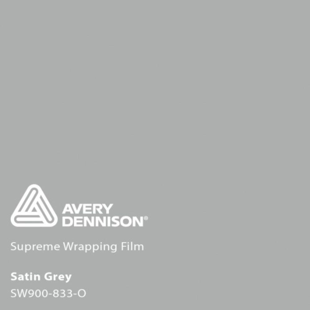 AVERY DENNISON SW900 SUPREME SATIN GRAY VINYL WRAP | SW900-833-O