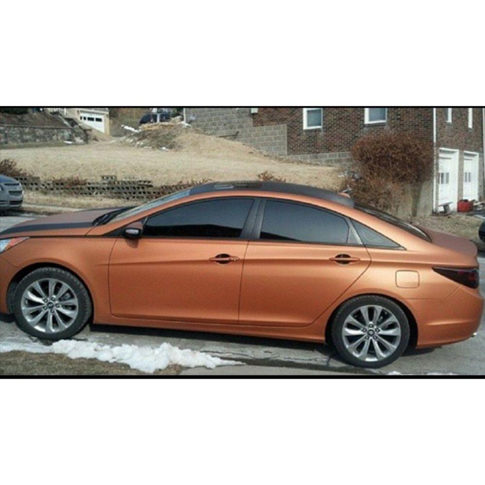 AVERY DENNISON SW900 SUPREME MATTE BLAZE ORANGE METALLIC VINYL WRAP | SW900-371-M