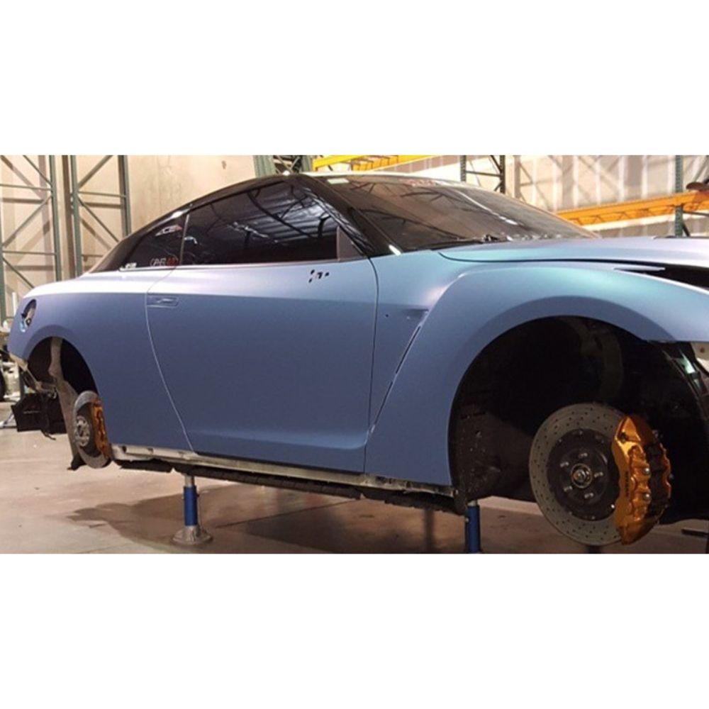 AVERY DENNISON SW900 SUPREME MATTE FROSTY BLUE METALLIC VINYL WRAP | SW900-643-M