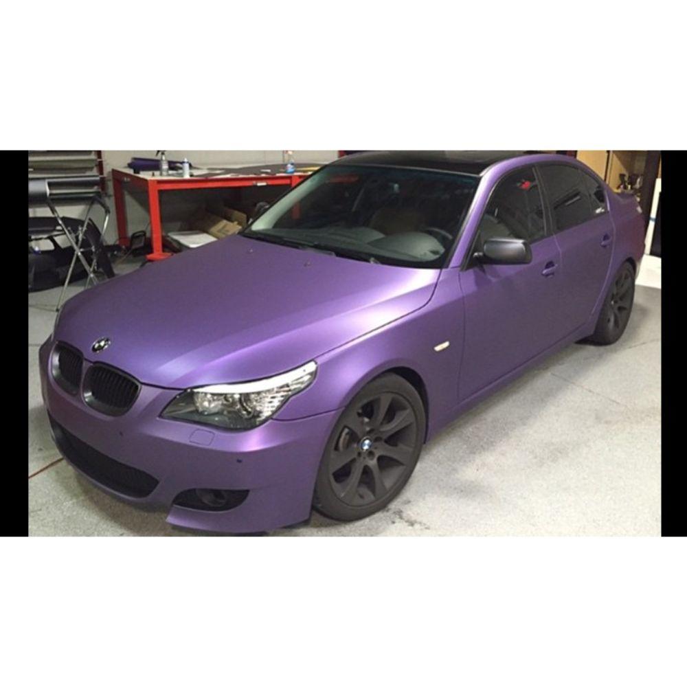 AVERY DENNISON SW900 SUPREME MATTE PURPLE METALLIC VINYL WRAP | SW900-565-M