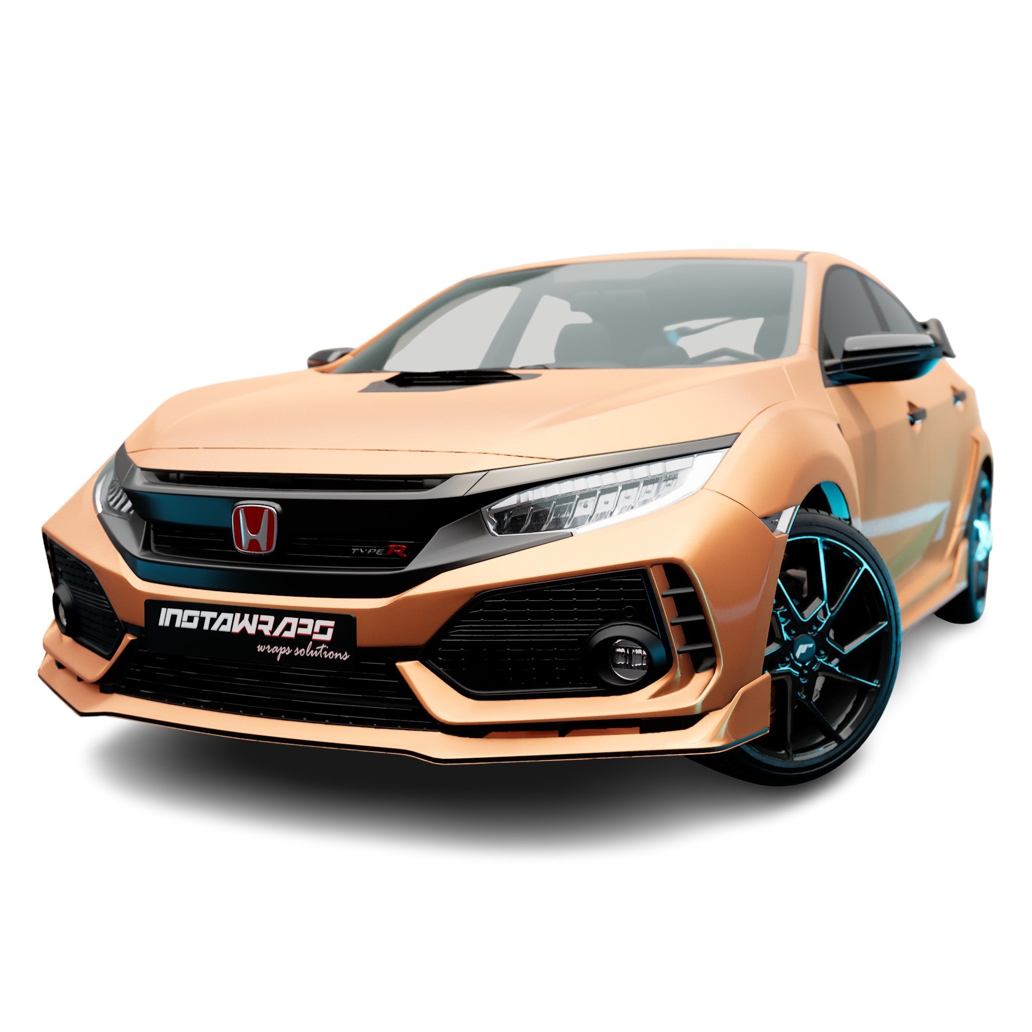 AVERY DENNISON SW900 SUPREME MATTE BLAZE ORANGE METALLIC VINYL WRAP | SW900-371-M