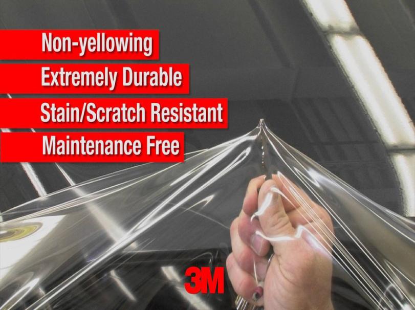 3M PRO SERIES 200 CLEAR / GLOSS PAINT PROTECTION FILM - NEARLY INVISIBLE PPF