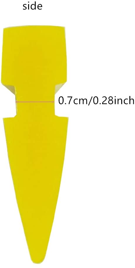 YELLOW 2PC WATER BLADE RUBBER SQUEEGEE FOR PPF AND TINT INSTALLATION