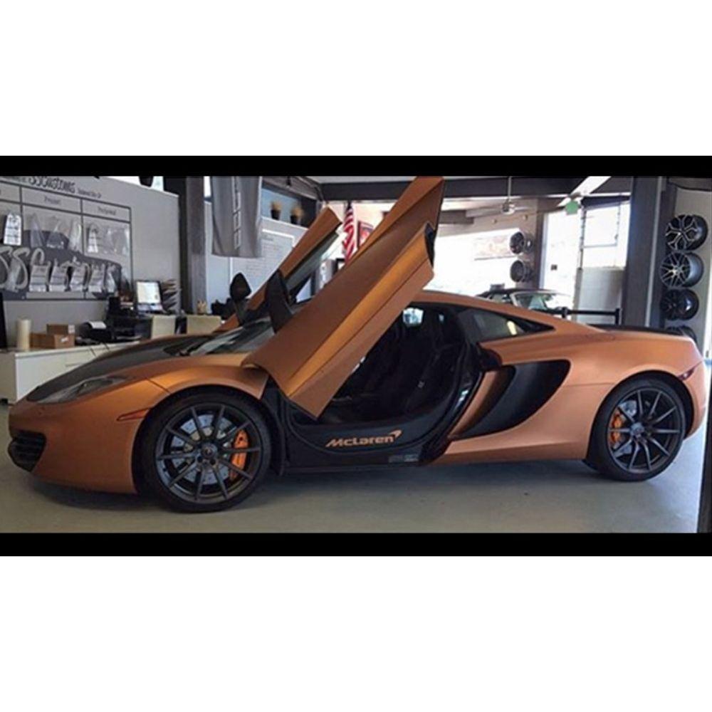 AVERY DENNISON SW900 SUPREME MATTE BLAZE ORANGE METALLIC VINYL WRAP | SW900-371-M