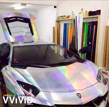 VVIVID VINYL 2020 HOLOGRAPHIC CHROME SILVER / CONCEPT LMTD - V288