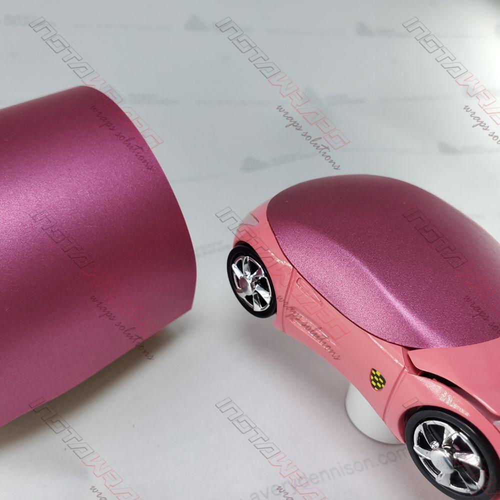 AVERY DENNISON SW900 SUPREME MATTE PINK METALLIC VINYL WRAP | SW900-520-M