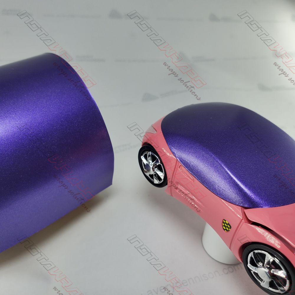 AVERY DENNISON SW900 SUPREME SATIN PURPLE METALLIC VINYL WRAP | SW900-566-M