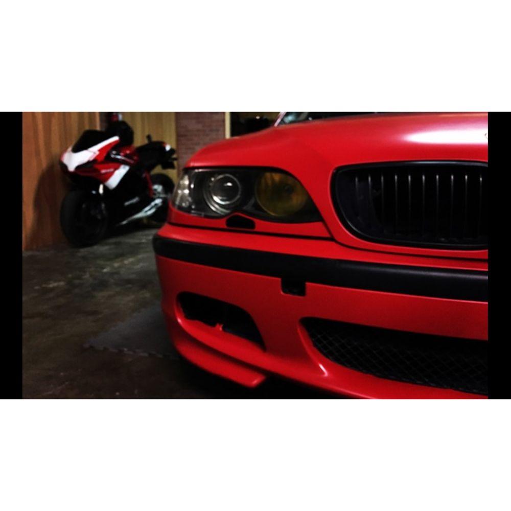 AVERY DENNISON SW900 SUPREME SATIN CARMINE RED VINYL WRAP | SW900-438-O