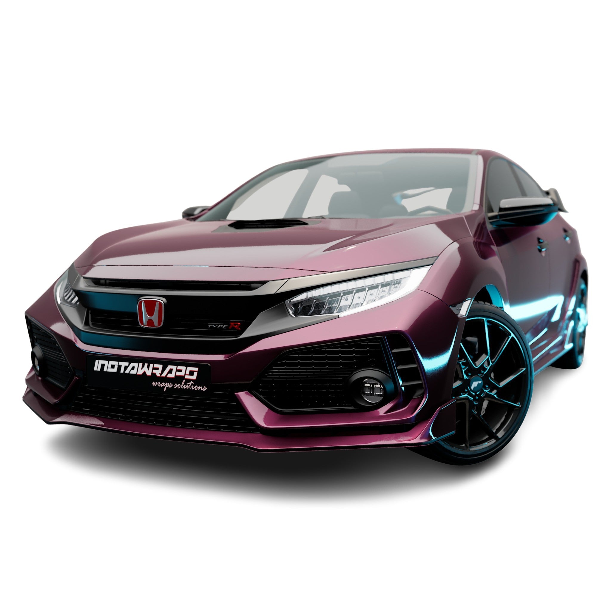 AVERY DENNISON SW900 SUPREME GLOSS FUN PURPLE METALLIC VINYL WRAP | SW900-568-S