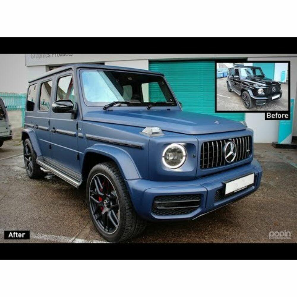 3M 1080 SCOTCHPRINT MATTE BLUE METALLIC VINYL WRAP | M227