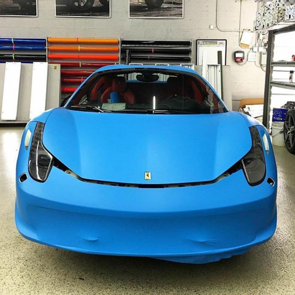 3M 1080 SCOTCHPRINT MATTE BLUE METALLIC VINYL WRAP | M227