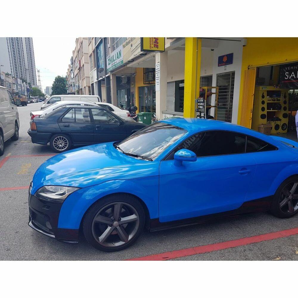 3M 1080 SCOTCHPRINT MATTE BLUE METALLIC VINYL WRAP | M227