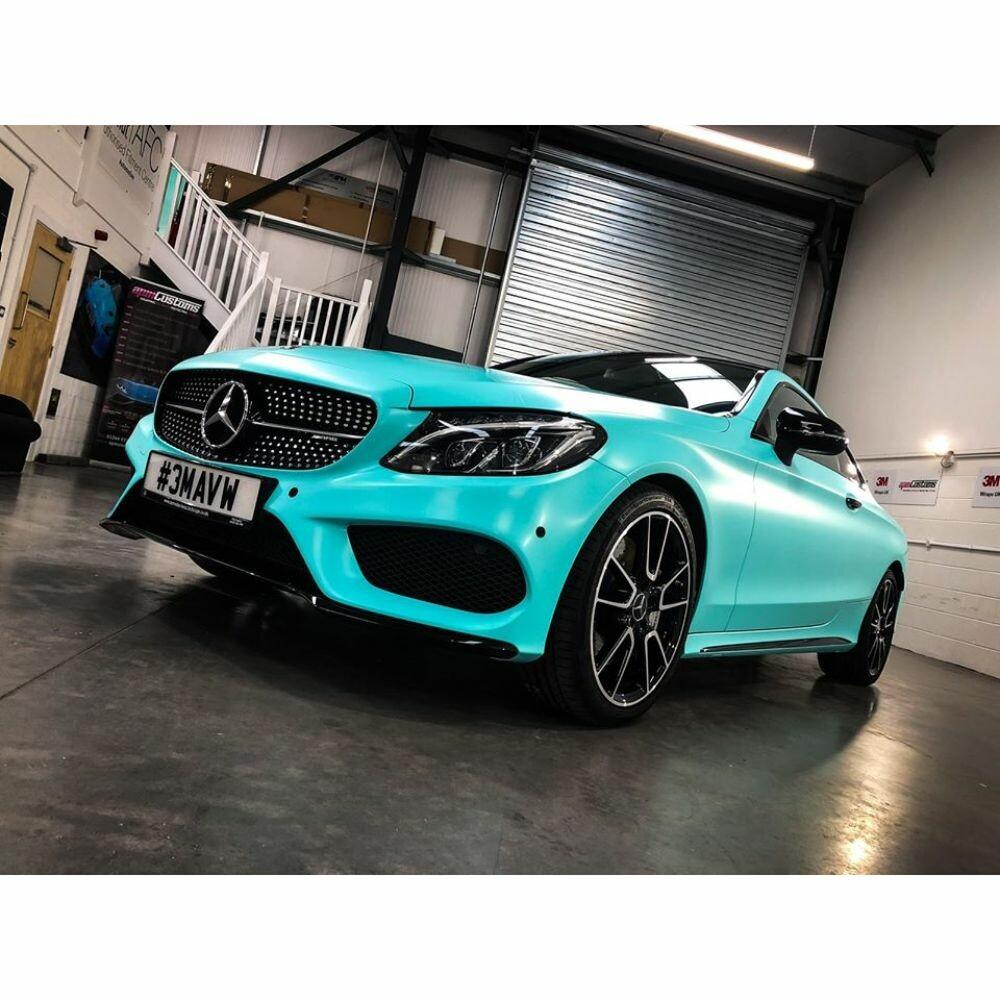 3M 1080 SCOTCHPRINT MATTE BLUE METALLIC VINYL WRAP | M227