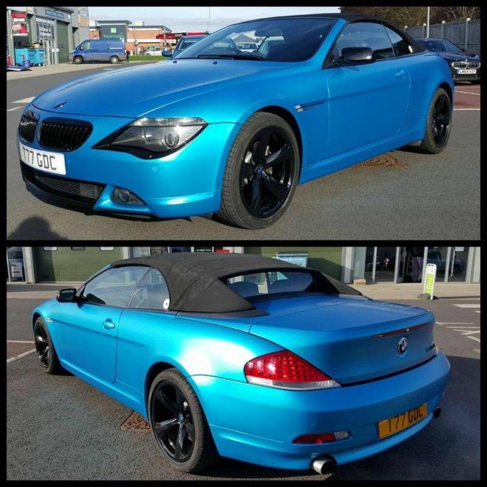 3M 1080 SCOTCHPRINT MATTE BLUE METALLIC VINYL WRAP | M227