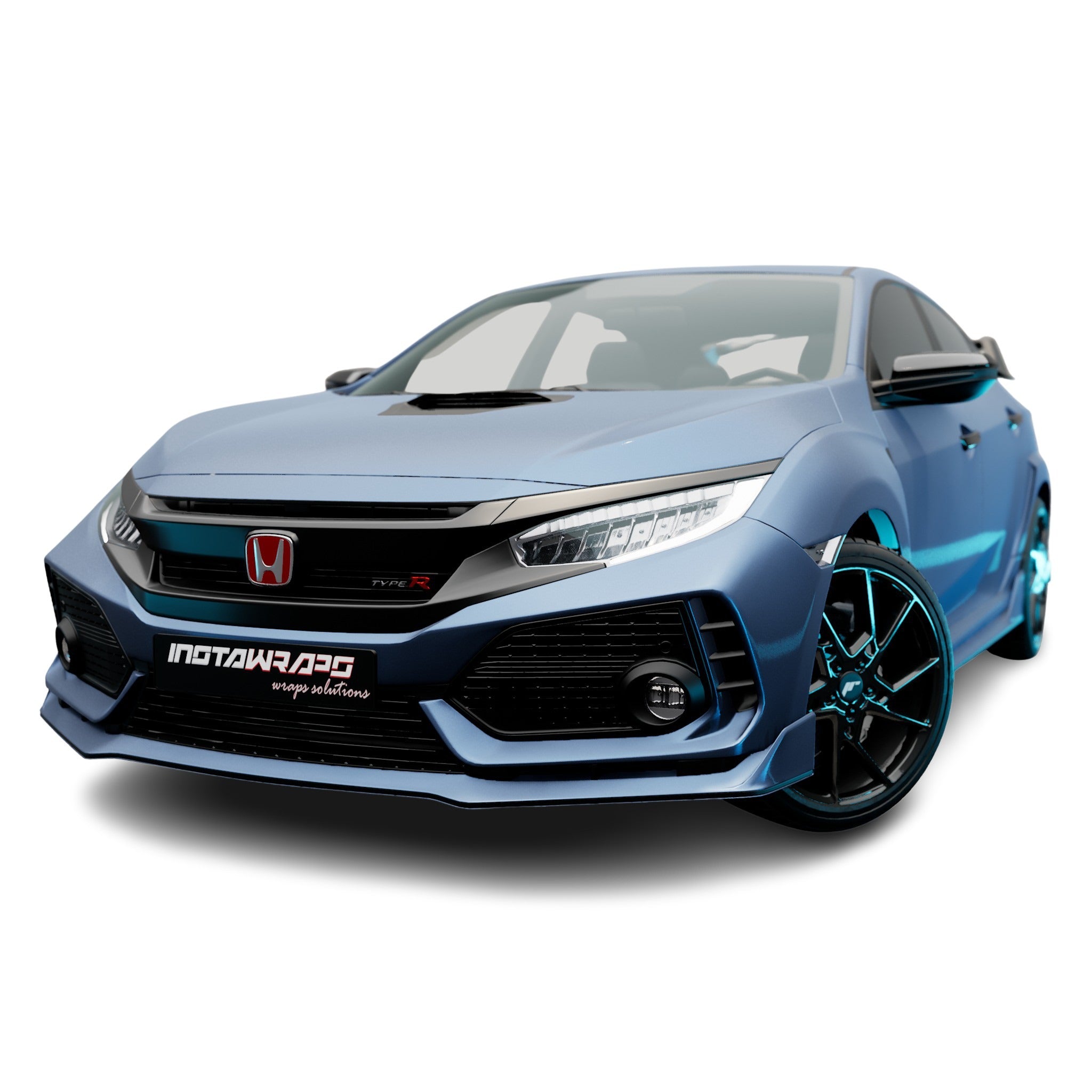 AVERY DENNISON SW900 SUPREME MATTE BLUE METALLIC VINYL WRAP | SW900-615-M