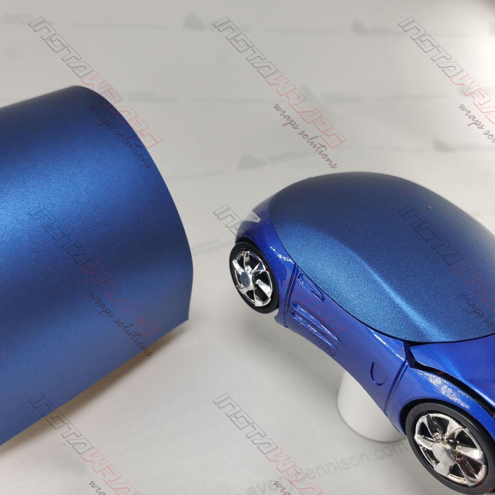 AVERY DENNISON SW900 SUPREME MATTE BLUE METALLIC VINYL WRAP | SW900-615-M