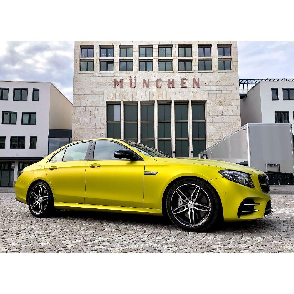 KPMF K75400 SERIES MATTE ICED YELLOW TITANIUM METALLIC VINYL WRAP | K75534