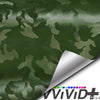 VVIVID VINYL 2022 VVIVID+ ARMY GREEN STEALTH CAMO | V502